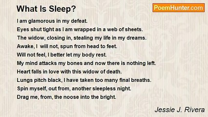 Jessie J. Rivera - What Is Sleep?