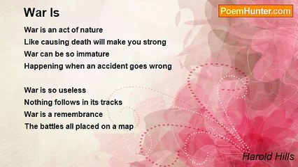 Harold Hills - War Is