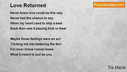 Tia Maria - Love Returned