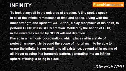 JOE POEWHIT - INFINITY
