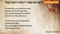 ANJALI SINHA - THE FIRST FIRST TIME WE MET(JAB JAB WE MET)