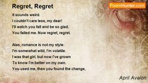 April Avalon - Regret, Regret