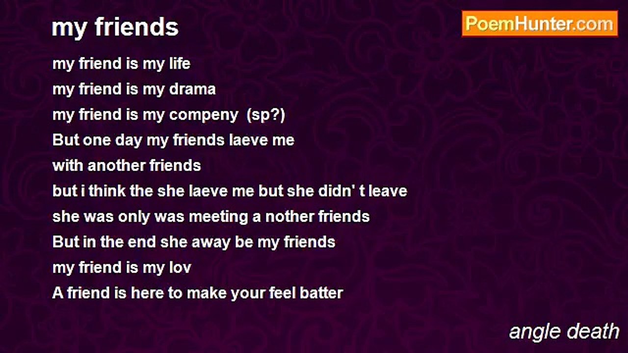 angle death - my friends