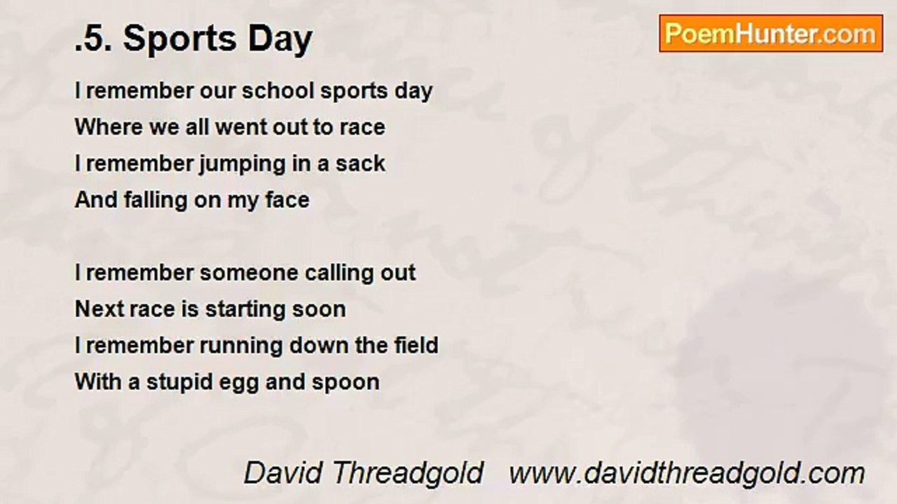David Threadgold   www.davidthreadgold.com - .5. Sports Day