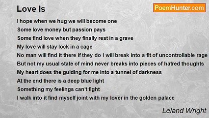 Leland Wright - Love Is