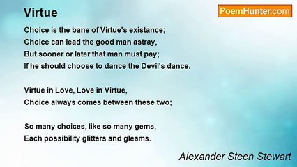 Alexander Steen Stewart - Virtue