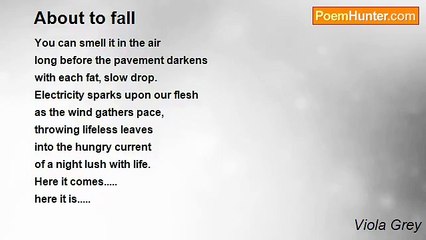 Viola Grey - About to fall