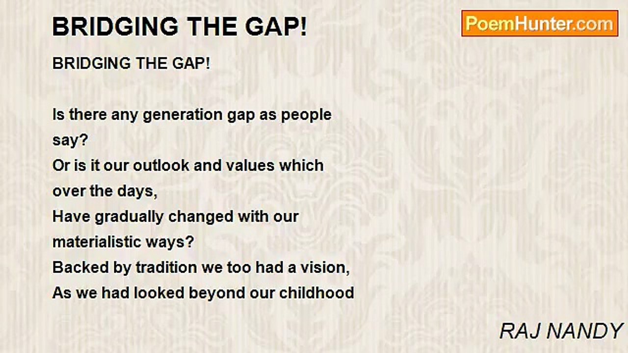 RAJ NANDY - BRIDGING THE GAP!