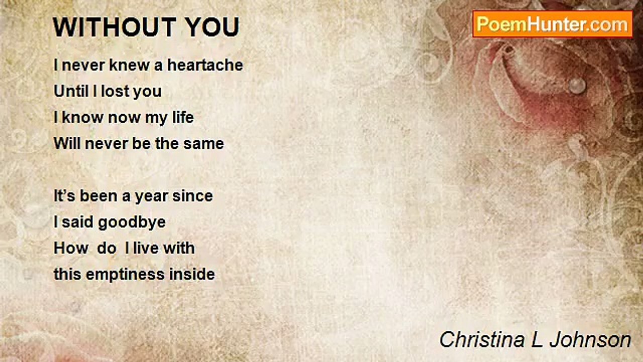Christina L Johnson - WITHOUT YOU