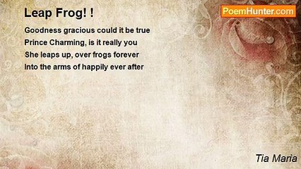 Tia Maria - Leap Frog! !