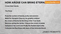 JAMES ROBERTS - HOW AROSE CAN BRING ETERNAL LIFE