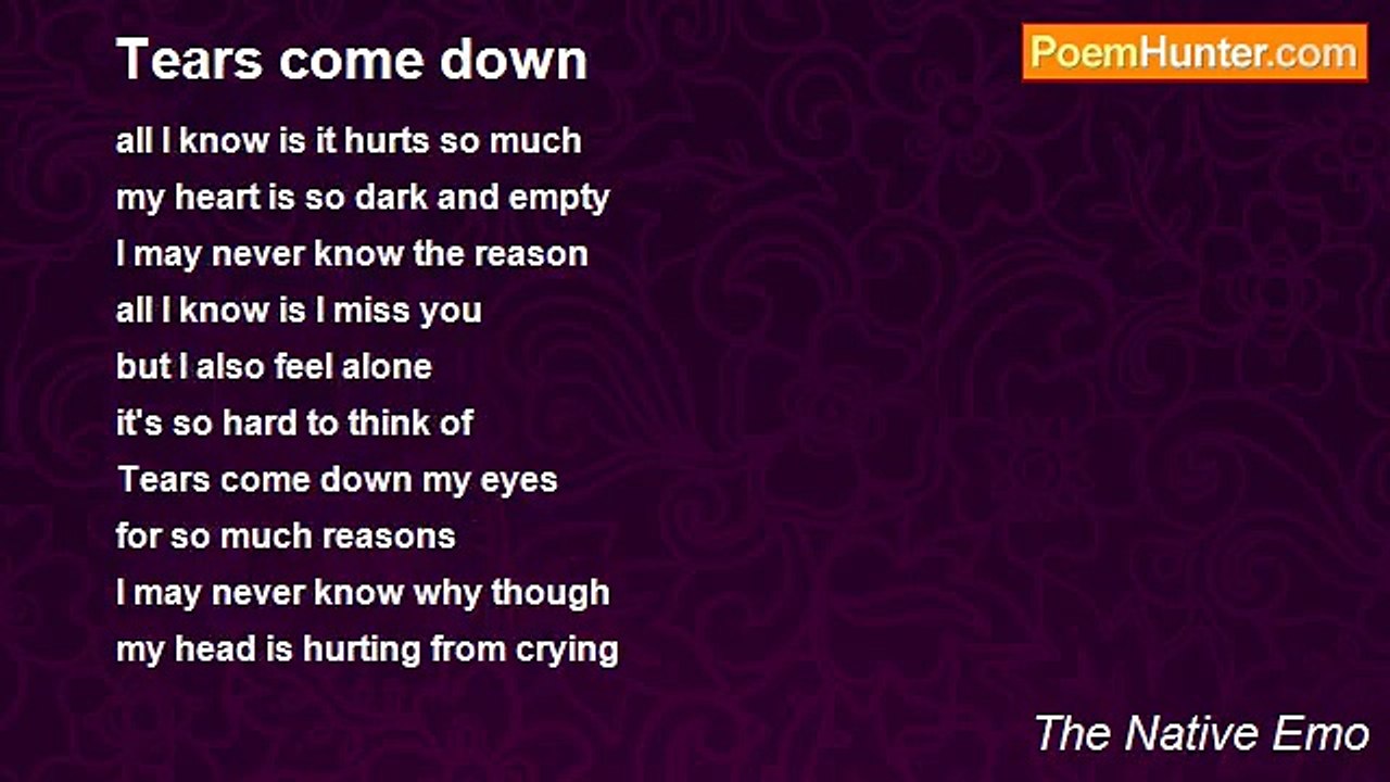 The Native Emo - Tears come down