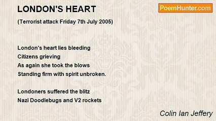 Colin Ian Jeffery - LONDON'S HEART