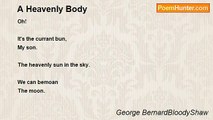 George BernardBloodyShaw - A Heavenly Body