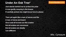 Mrs. Cynosure - Under An Oak Tree*