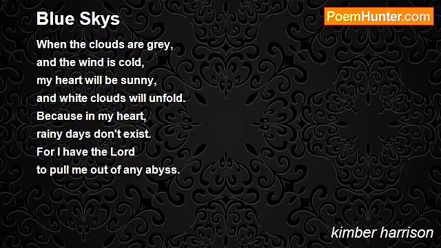 kimber harrison - Blue Skys