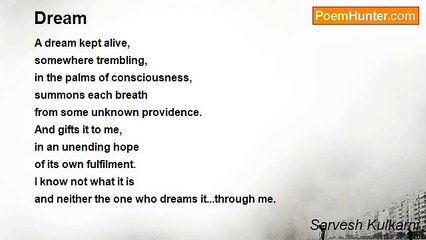 Sarvesh Kulkarni - Dream