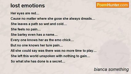 bianca something - lost emotions