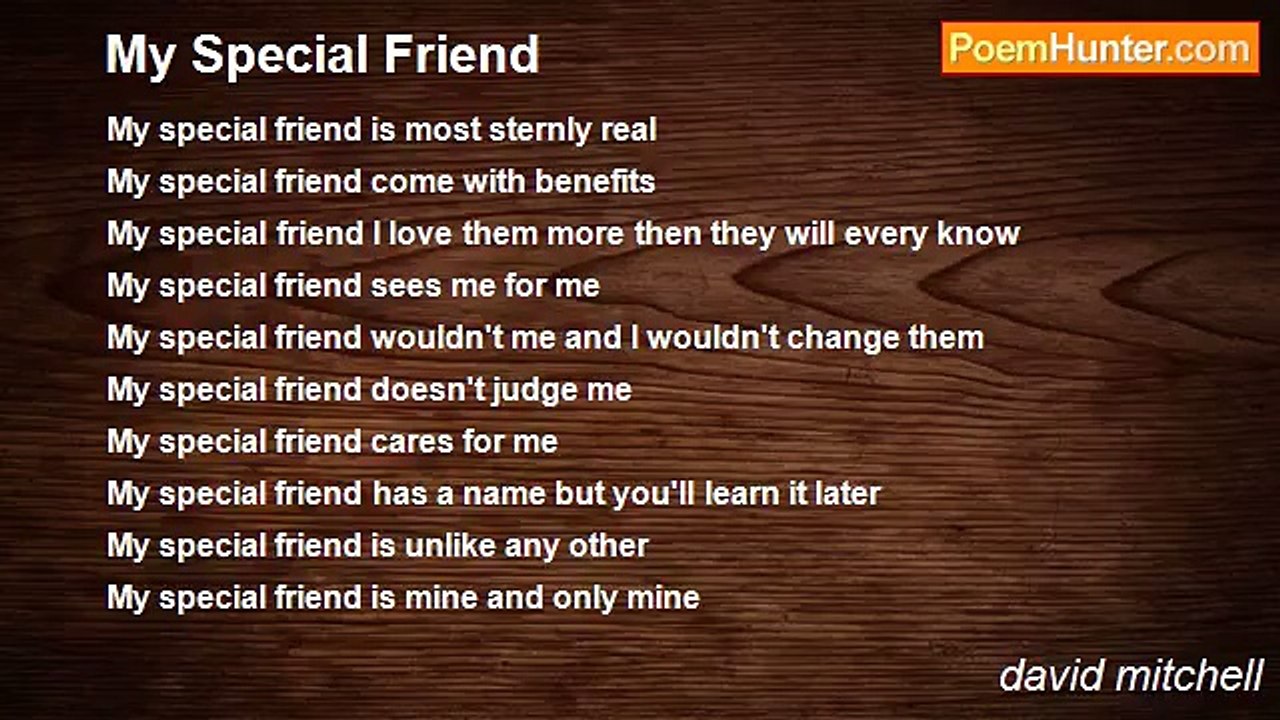 david mitchell - My Special Friend