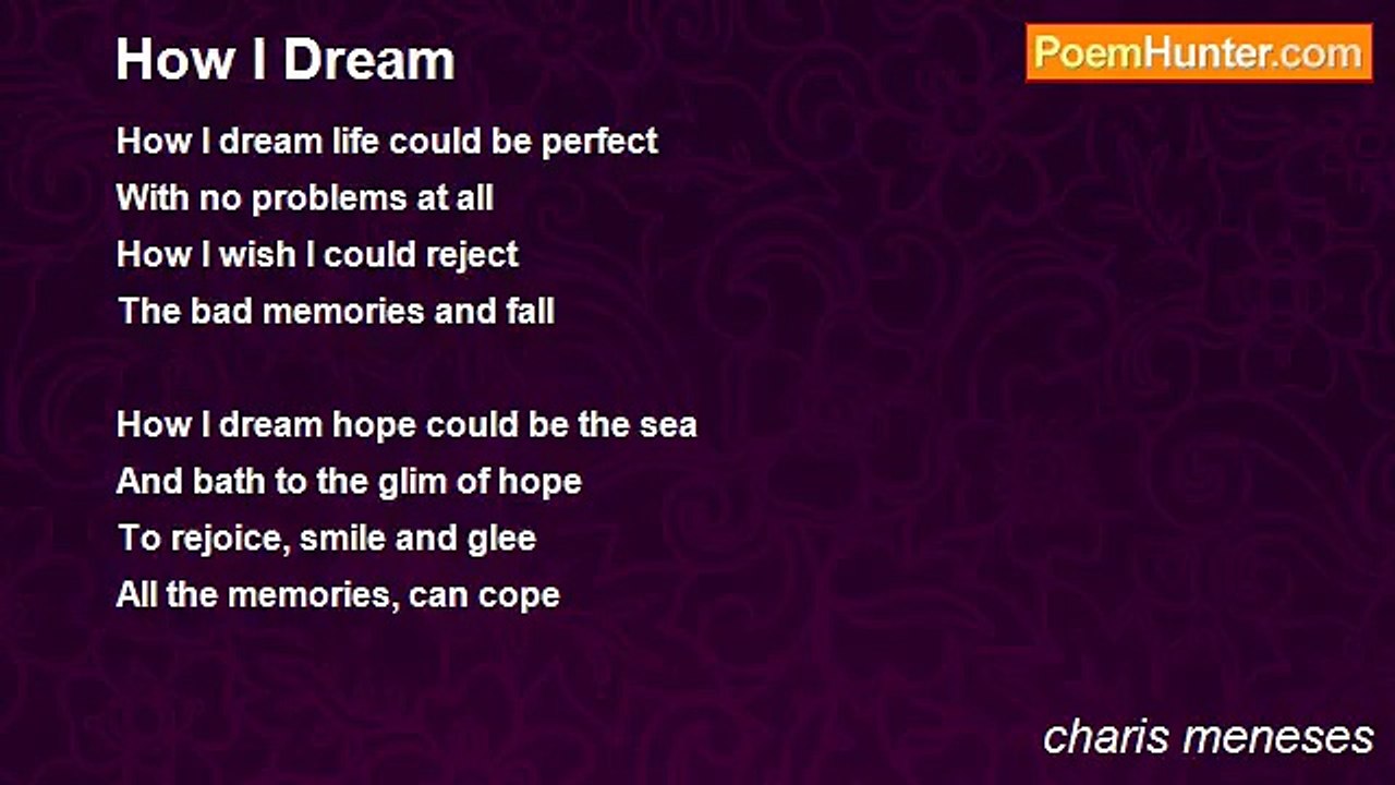 charis meneses - How I Dream