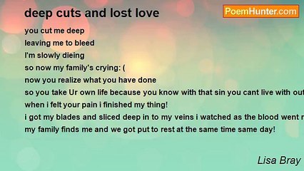 Lisa Bray - deep cuts and lost love