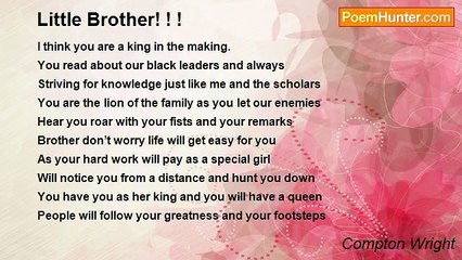 Compton Wright - Little Brother! ! !