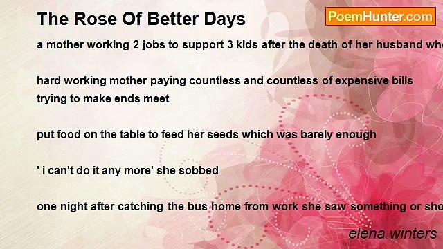 elena winters - The Rose Of Better Days