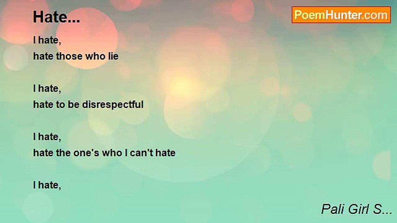 Pali Girl S... - Hate...