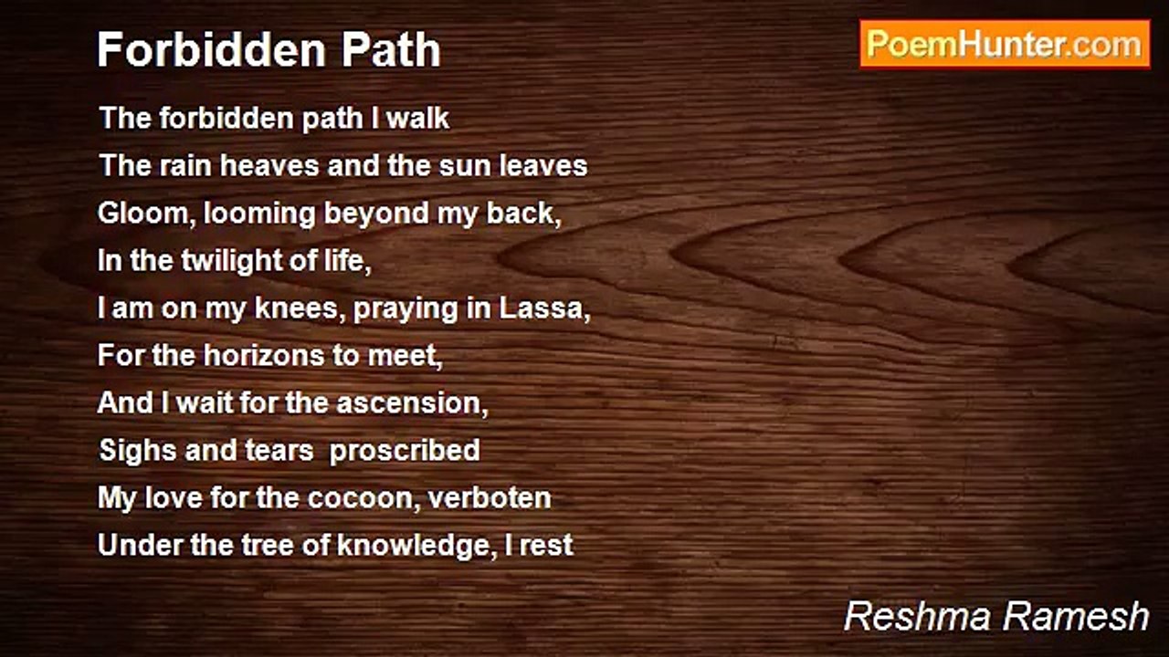 Reshma Ramesh - Forbidden Path