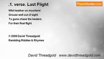 David Threadgold   www.davidthreadgold.com - .1. verse. Last Flight