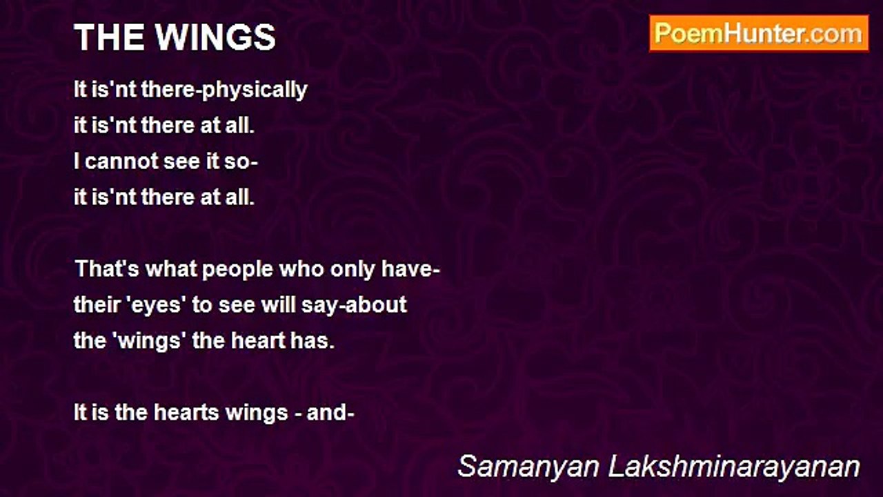 Samanyan Lakshminarayanan - THE WINGS