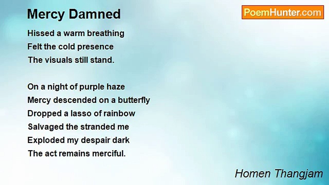 Homen Thangjam - Mercy Damned