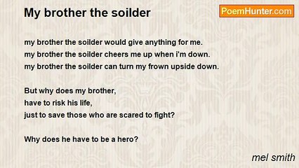 mel smith - My brother the soilder