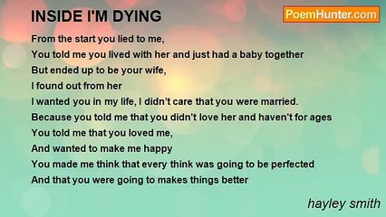 hayley smith - INSIDE I'M DYING