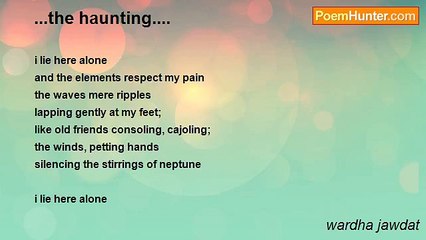 wardha jawdat - ...the haunting....