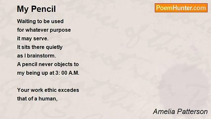 Amelia Patterson - My Pencil