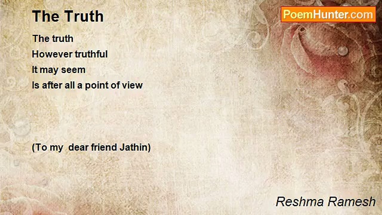 Reshma Ramesh - The Truth