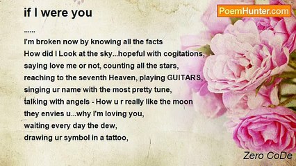 Zero CoDe - if I were you