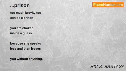 RIC S. BASTASA - ...prison