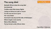 Hamilton Odunze - The song died