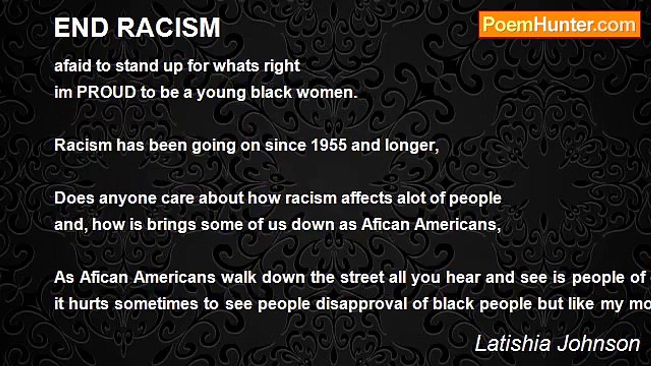 Latishia Johnson - END RACISM