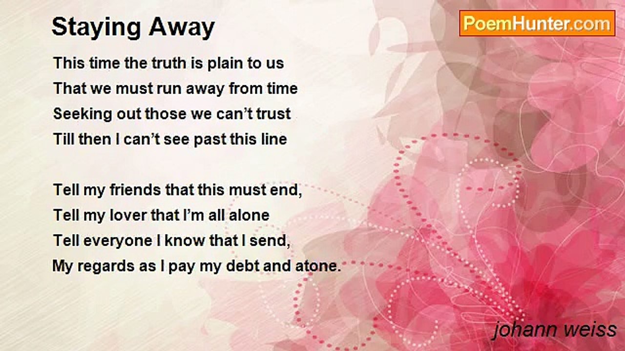 johann weiss - Staying Away