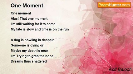 Asif Baloch - One Moment