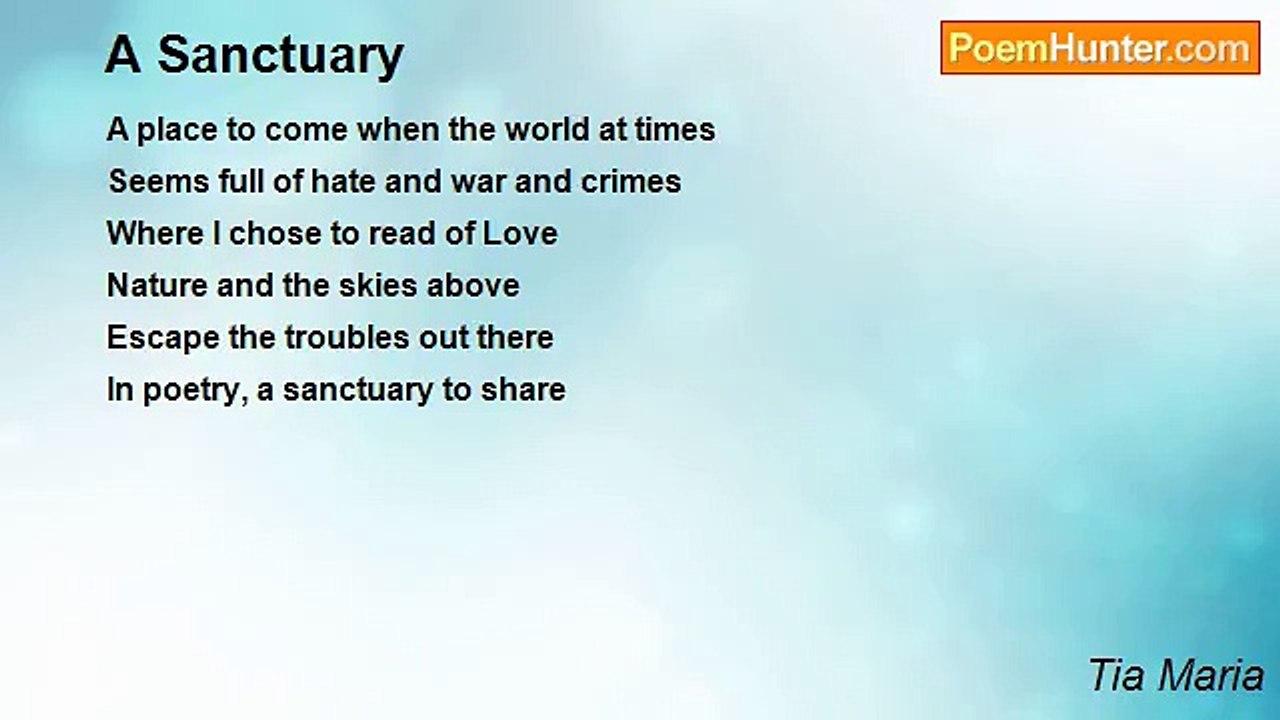 Tia Maria - A Sanctuary