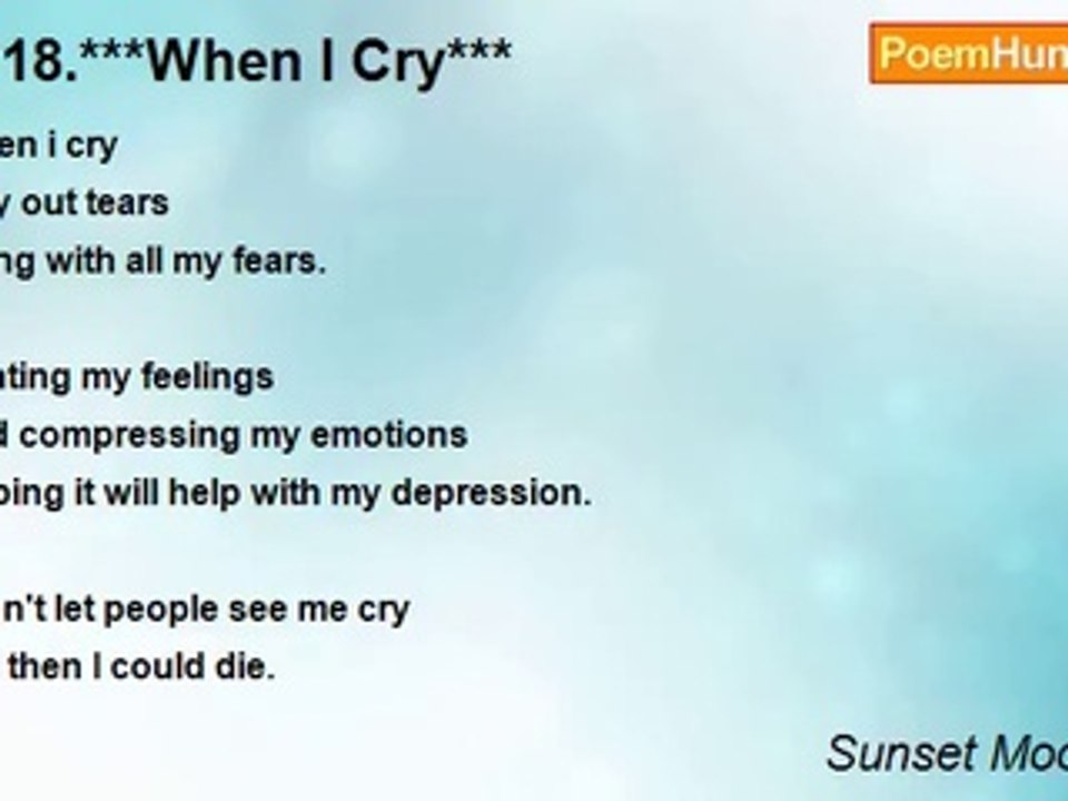 Sunset Moonshine - 0018.***When I Cry***