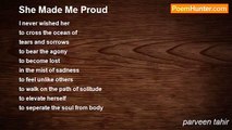 parveen tahir - She Made Me Proud