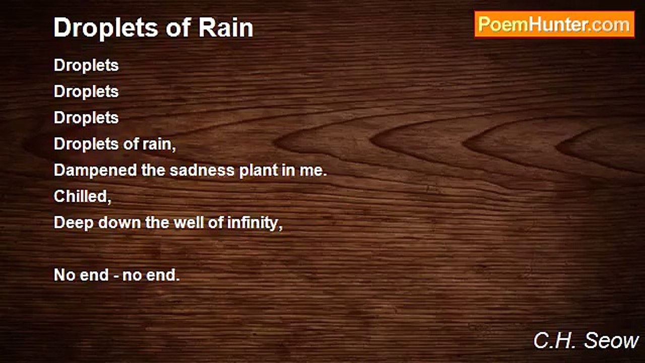 C.H. Seow - Droplets of Rain