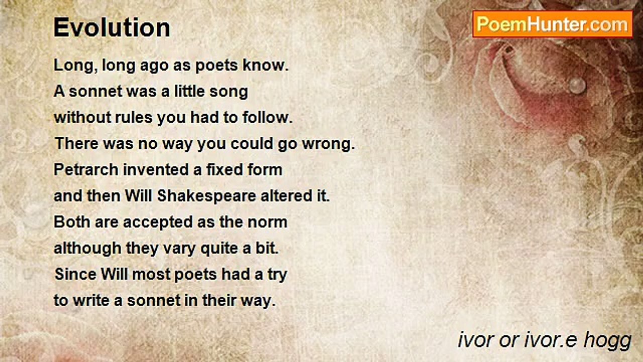ivor or ivor.e hogg - Evolution