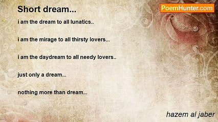 hazem al jaber - Short dream...