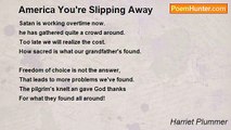 Harriet Plummer - America You're Slipping Away